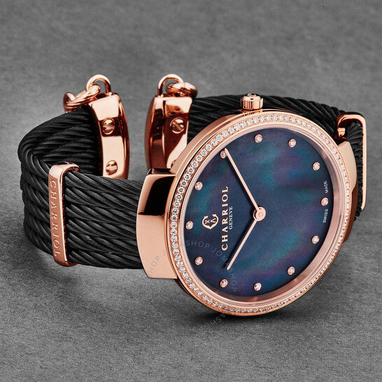 St Tropez Quartz Diamond Ladies Watch