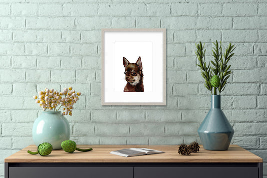 The Chihuahua - Open Edition Paper Print