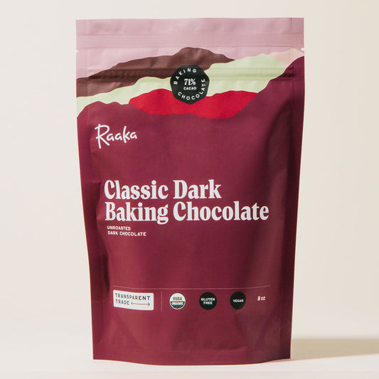 Classic Dark Baking Chocolate - Raaka Chocolate