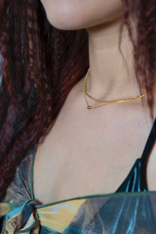 CELESTE GOLD NECKLACE