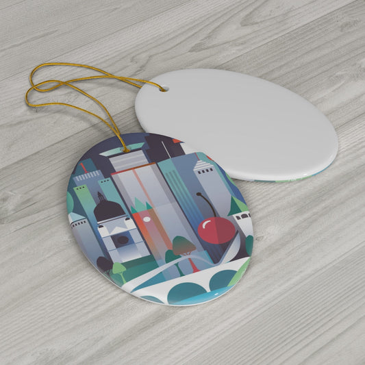 Minneapolis-St. Paul Ceramic Ornament