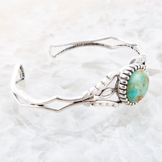 Dainty Turquoise Cuff Bracelet