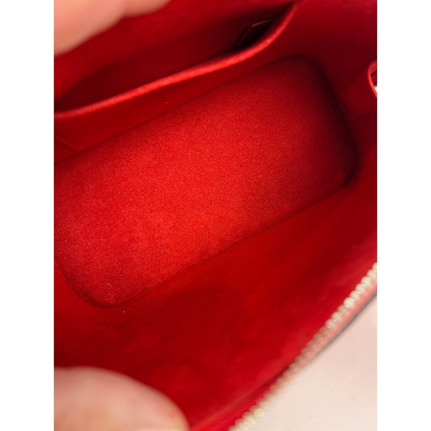 LOUIS VUITTON Alma BB Epi Coquelicot Shoulder Bag