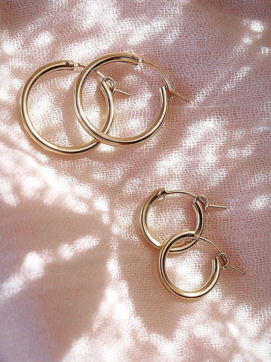 Everyday Gold Filled Hoops - Ahulani