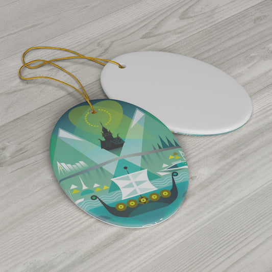 Norway Ceramic Ornament