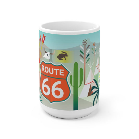 ROUTE 66 11 OZ OR 15 OZ CERAMIC MUG