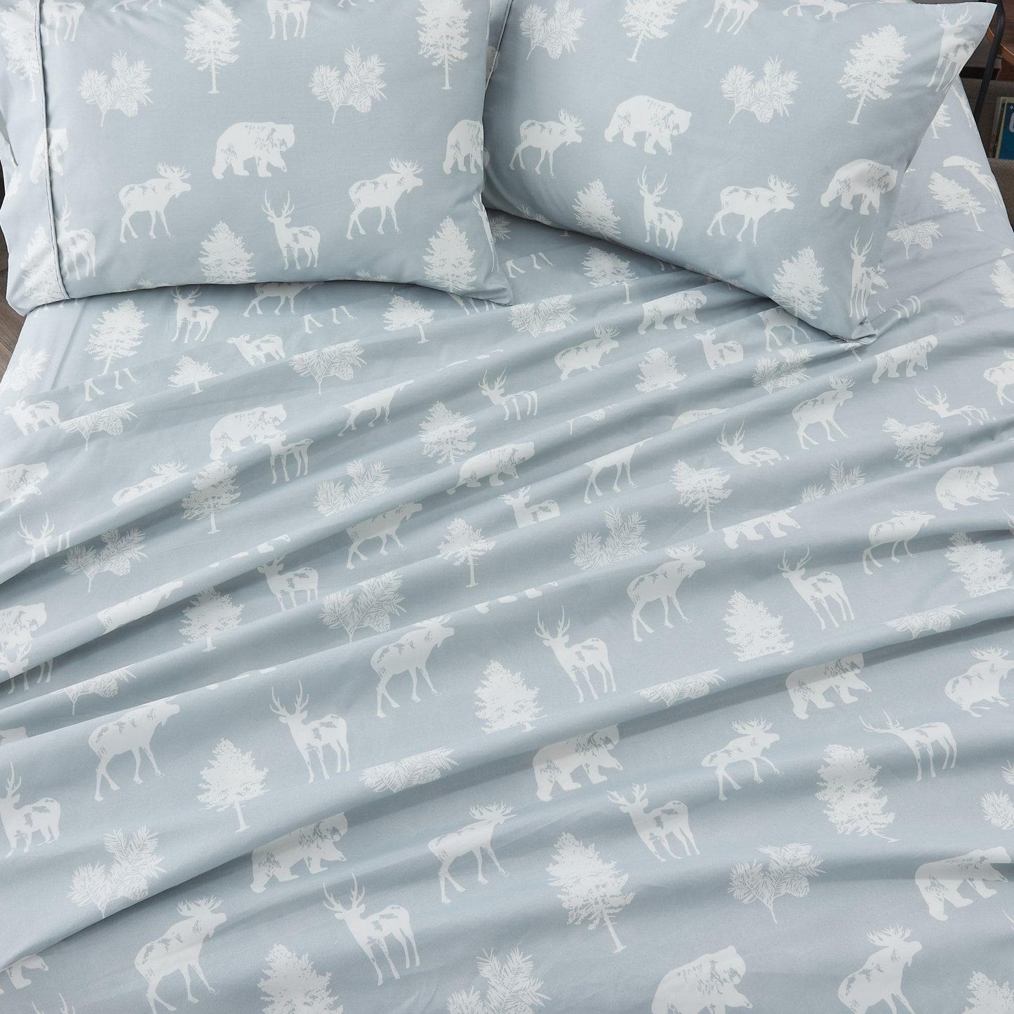 4-Piece Lodge Microfiber Sheet - Mountain Ridge Collection