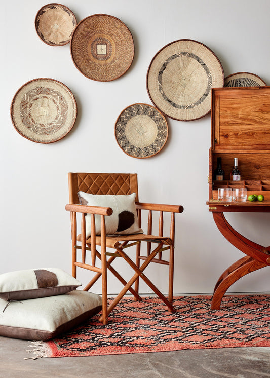 Binga Patterned Brown & Natural Wall Art