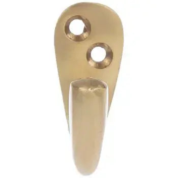 Brass Post Hook - Utility Wall Hook