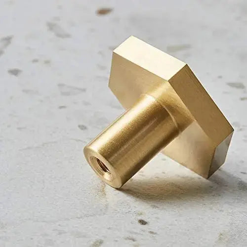 Modern Hexagon Brass Hook