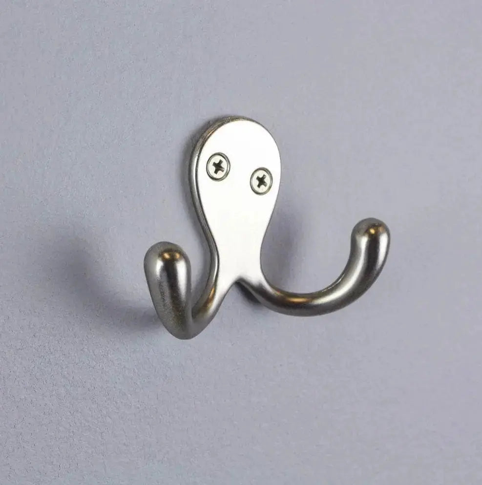 Double Metal Hook - Brass