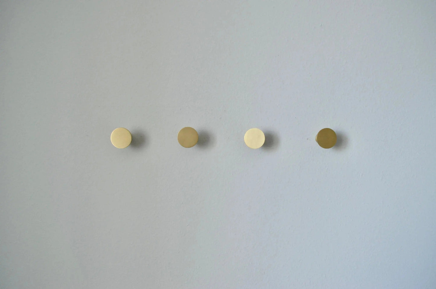 Round Solid Brass Wall Hook