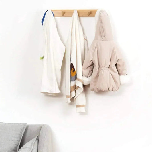 Wood Coat Rack 5-Hook
