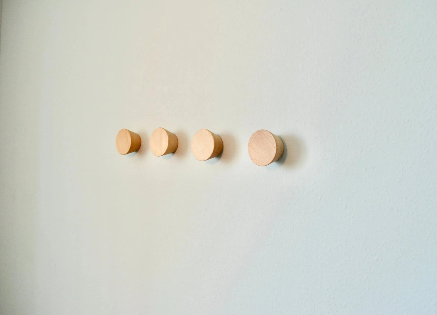 Wood Cone Coat Hanger
