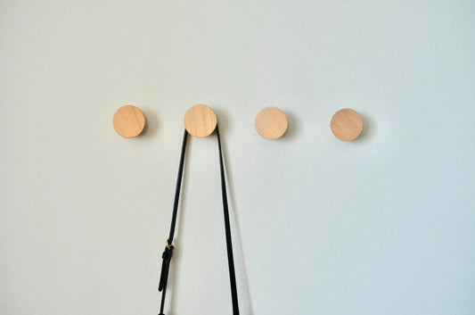 Wood Cone Coat Hanger