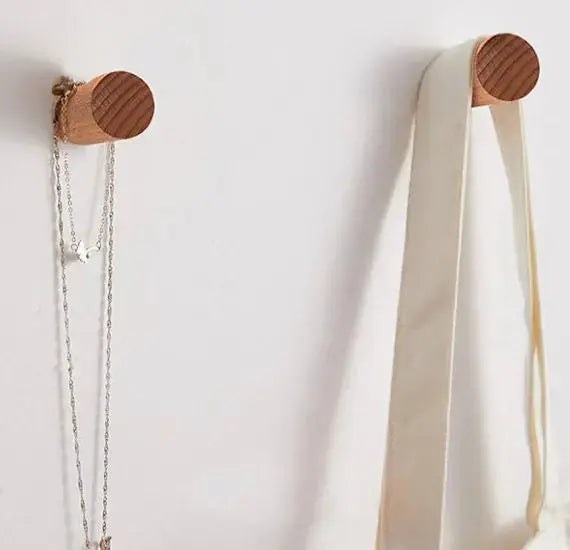 Wood Notched Coat Hook