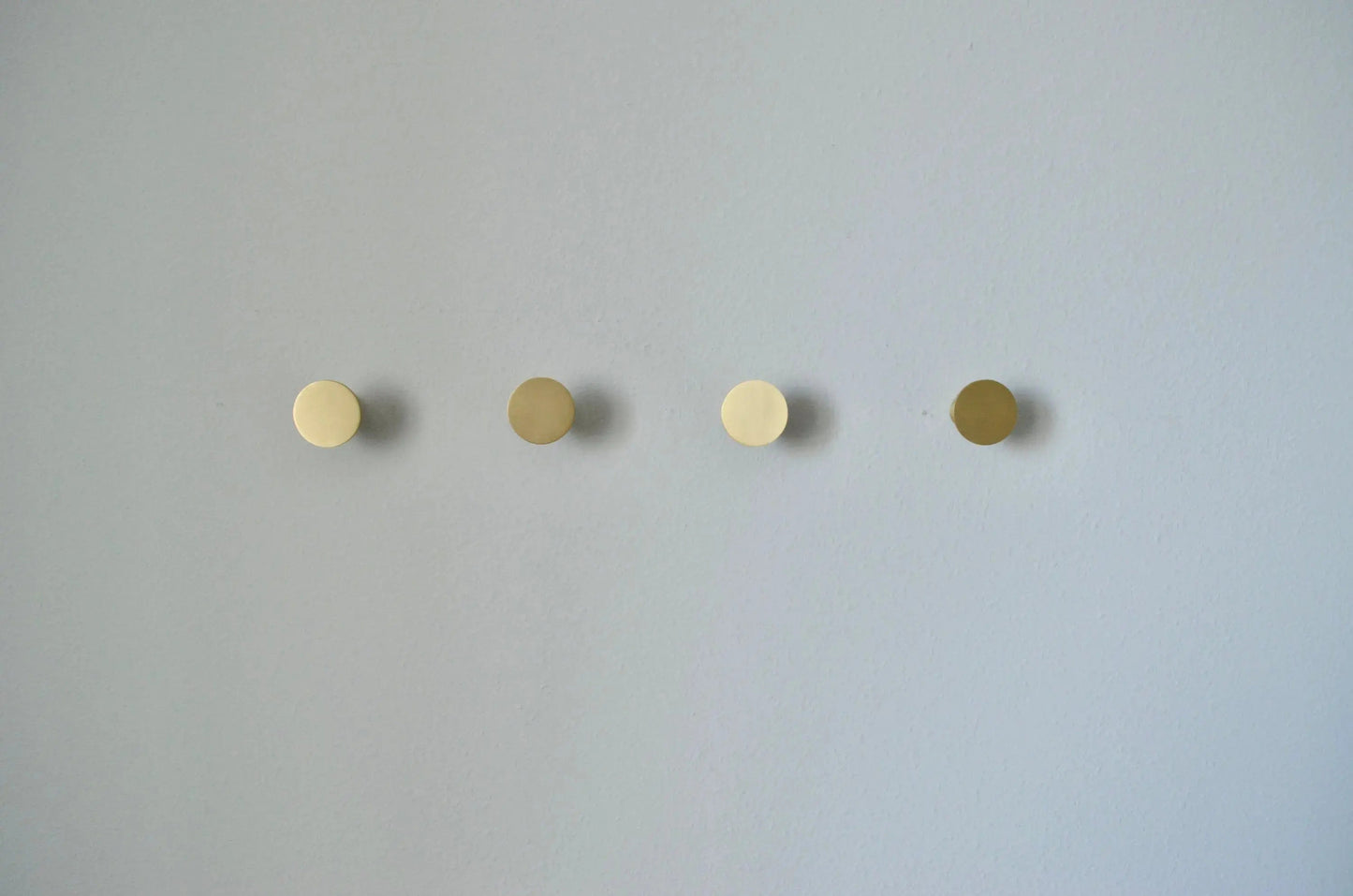 Round Solid Brass Wall Hook