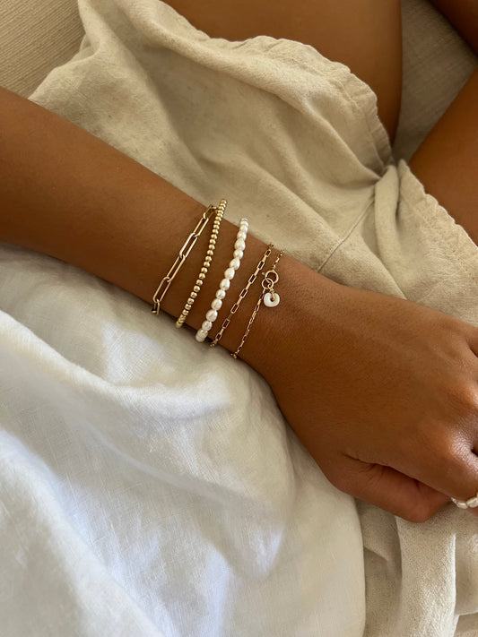 Box Paperclip Chain Bracelet