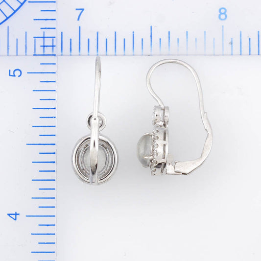 NATURAL ICE JADE EARRINGS