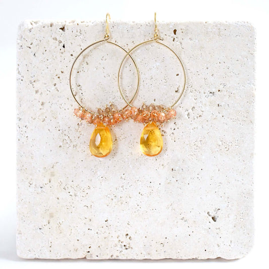 Citrine Swing Earrings
