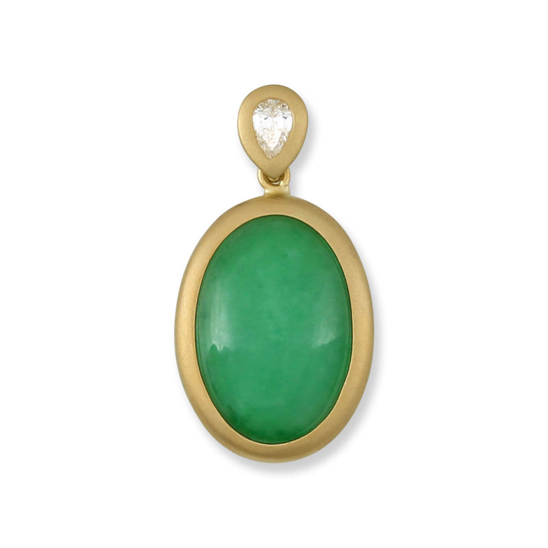 NATURAL GREEN JADE PENDANT