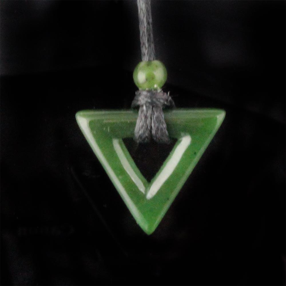 Jade Triangle Pendant, 5032