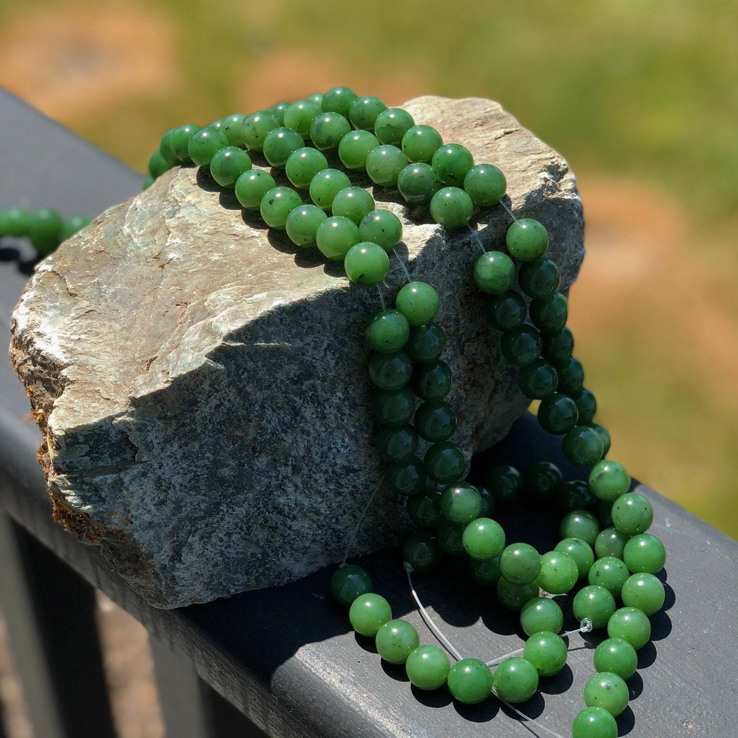 A Grade Canadian 12mm unstrung beads, 16"