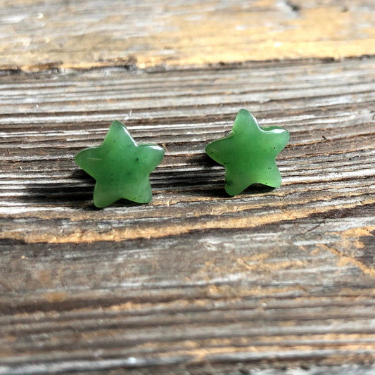 Star Stud Earrings, 10mm
