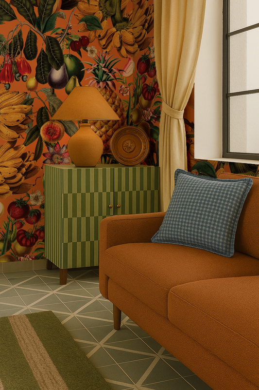 Juicy Fruit Wallpaper, orange