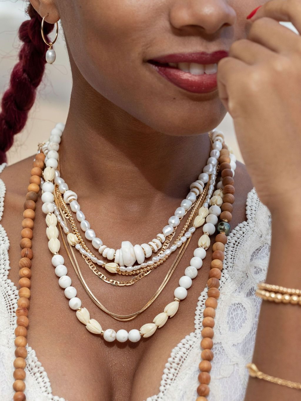 Mini Gold Herringbone Chain - Laka