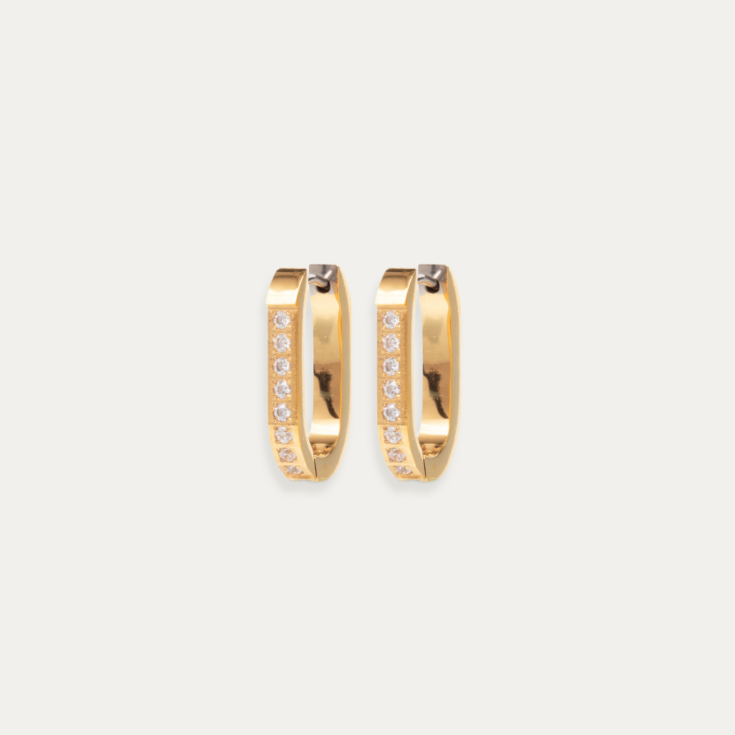 Pavé Trendsetter Hoop Earrings