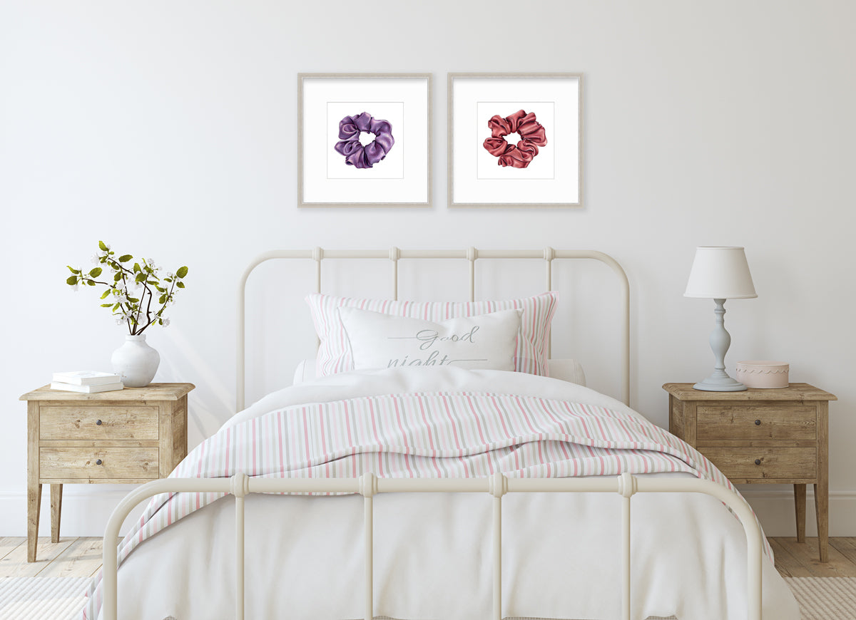 Scrunchie I (Purple) - Open Edition Paper Print