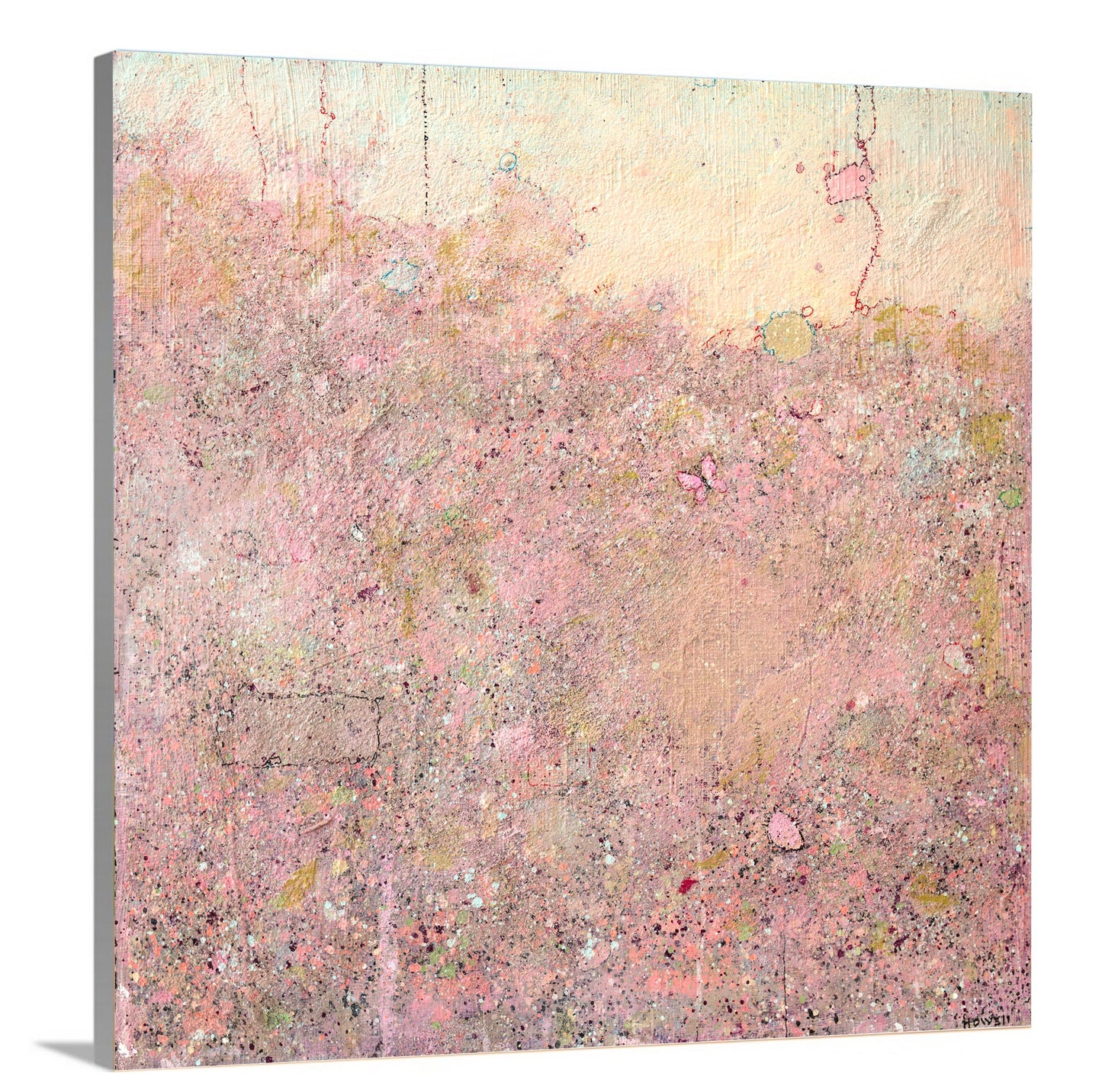 Pink Butterfly - Open Edition Canvas Print