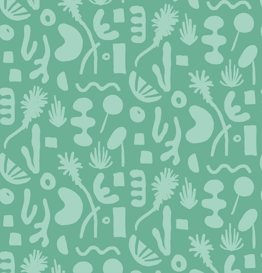 Pool Side Wallpaper, teal