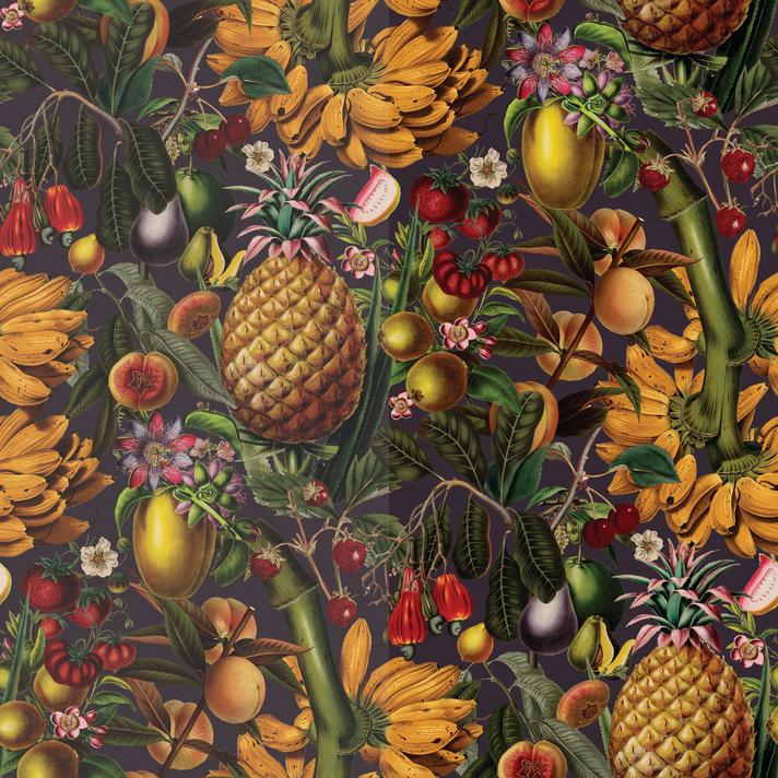 Juicy Fruit Wallpaper, plum