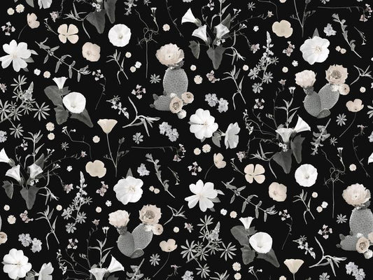 California Native Wallpaper, black and white