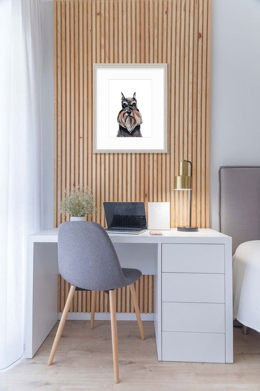 The Schnauzer - Open Edition Paper Print