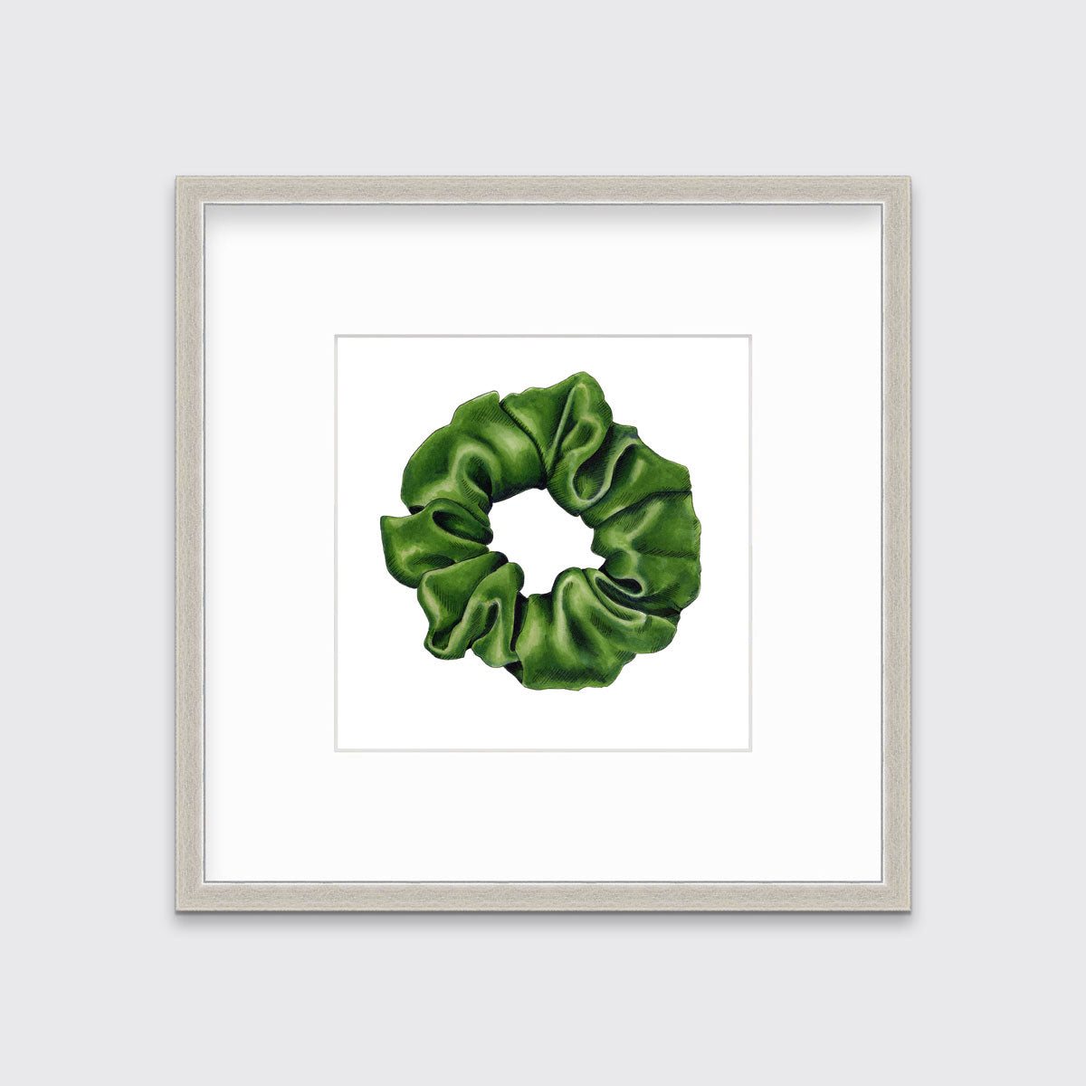 Scrunchie IV (Green) - Open Edition Paper Print