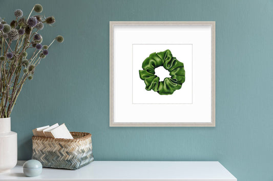 Scrunchie IV (Green) - Open Edition Paper Print