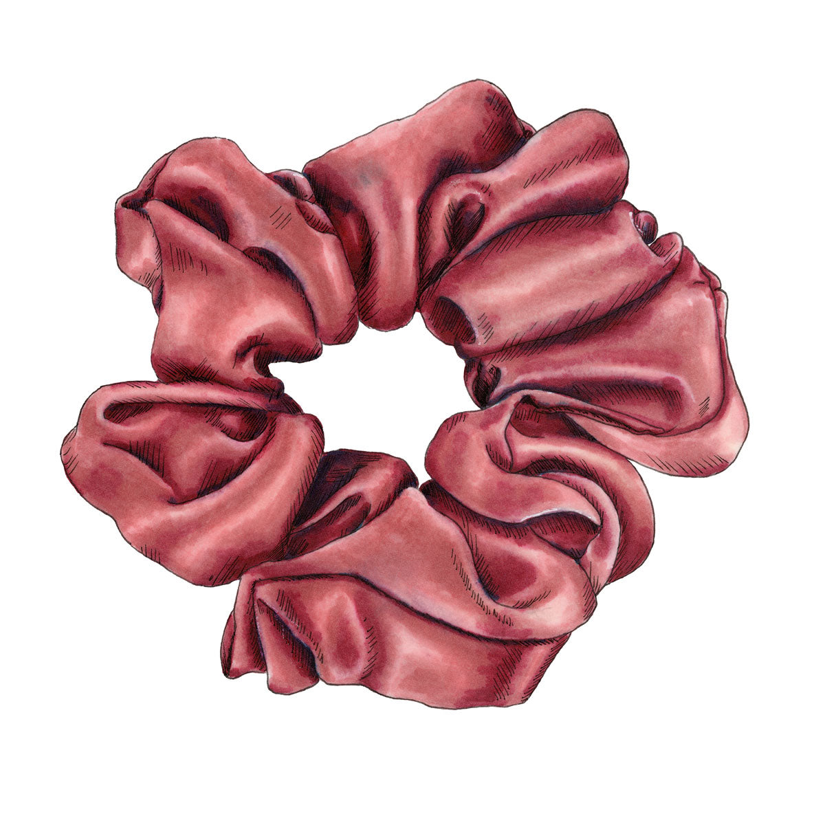 Scrunchie III (Pink) - Open Edition Paper Print