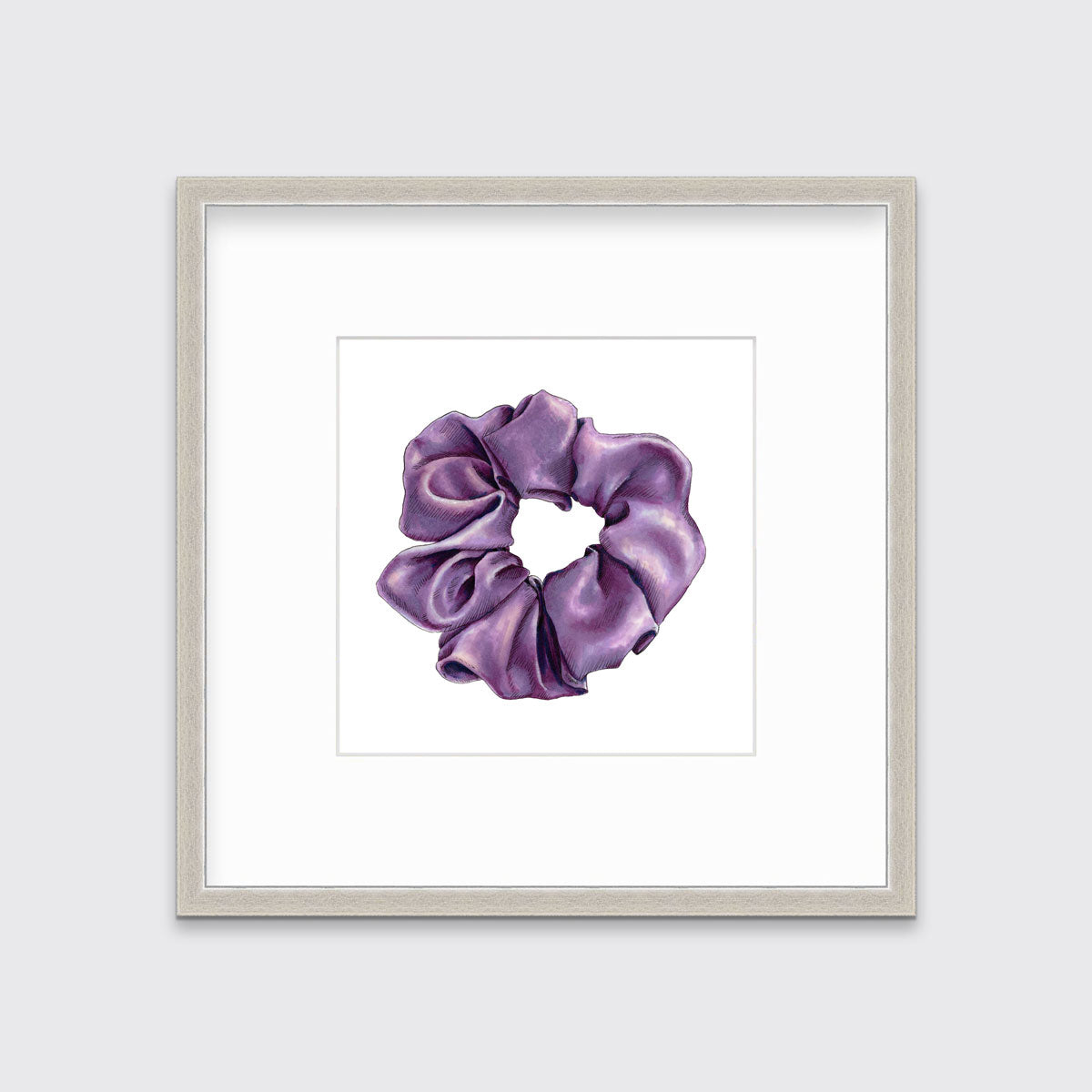 Scrunchie I (Purple) - Open Edition Paper Print