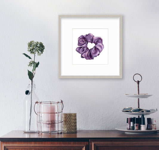 Scrunchie I (Purple) - Open Edition Paper Print