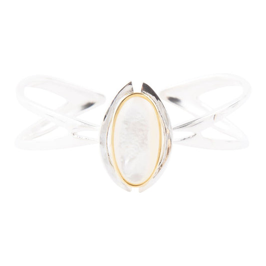 Shine Bright Mother of Pearl Cuff Bracelet
