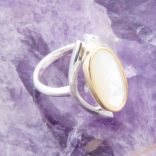 Shine Bright Mother of Pearl Ring