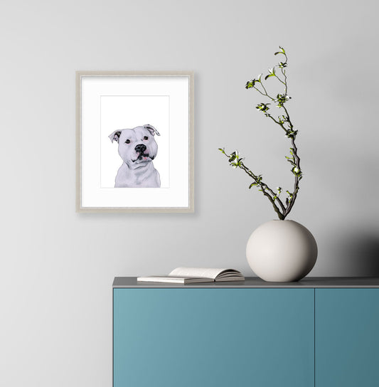 The Staffy - Open Edition Paper Print