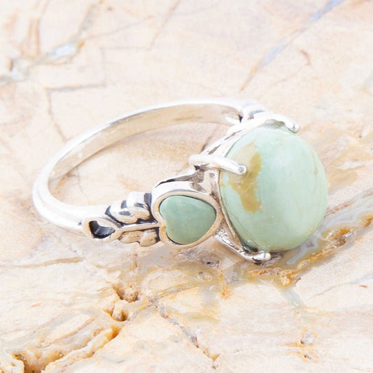 Tangiers Green Turquoise Ring