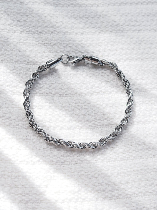 Thick Men's Stainless Steel Rope Bracelet - Holokai