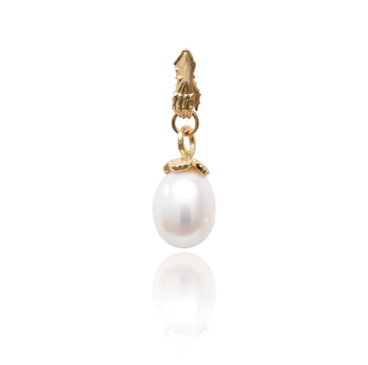 Single Treasury Earring with South Sea Pearl