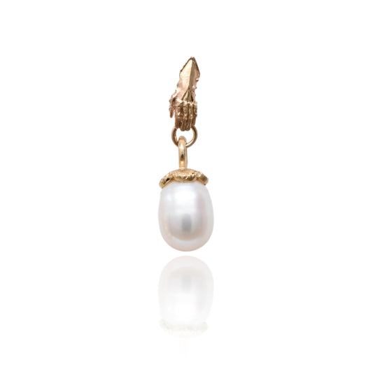 Single Treasury Earring with South Sea Pearl