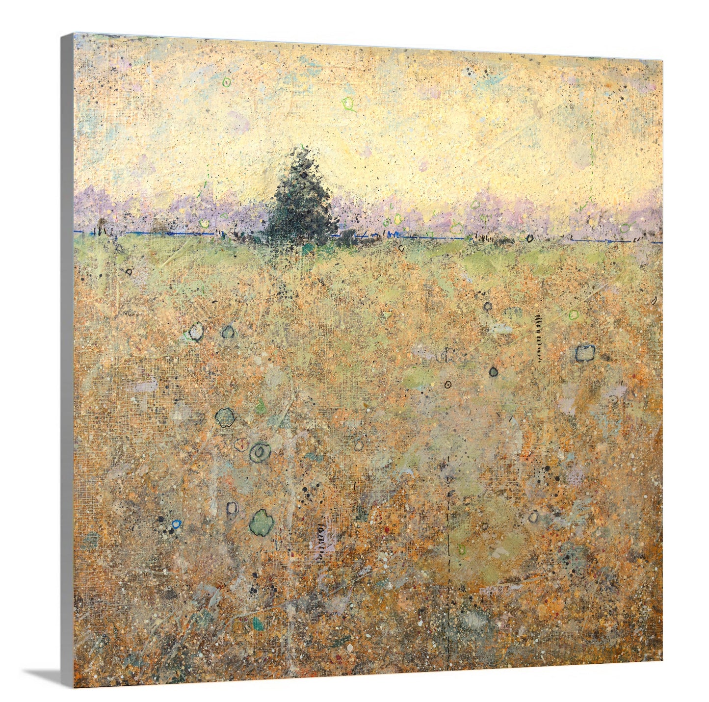Tree (Yellow) - Open Edition Canvas Print